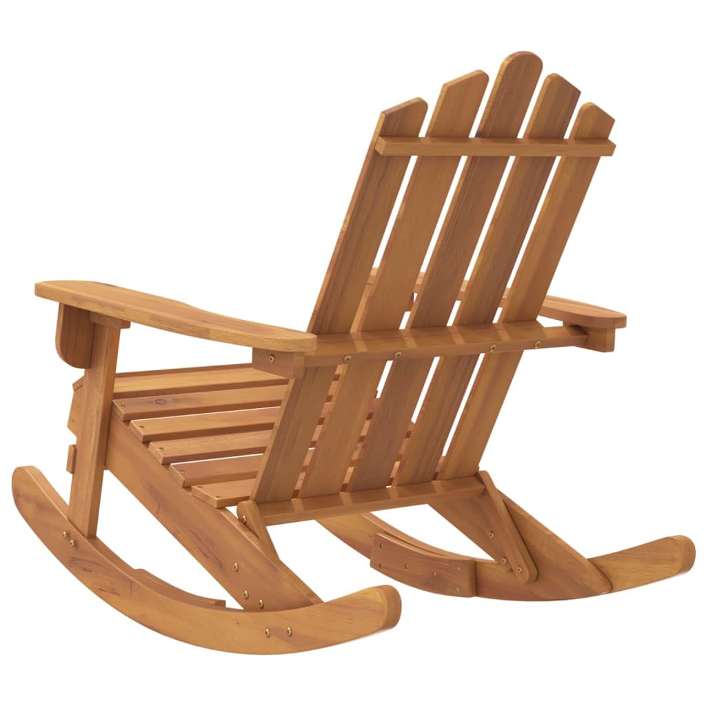vidaXL Silla Mecedora Adirondack Madera Maciza Acacia