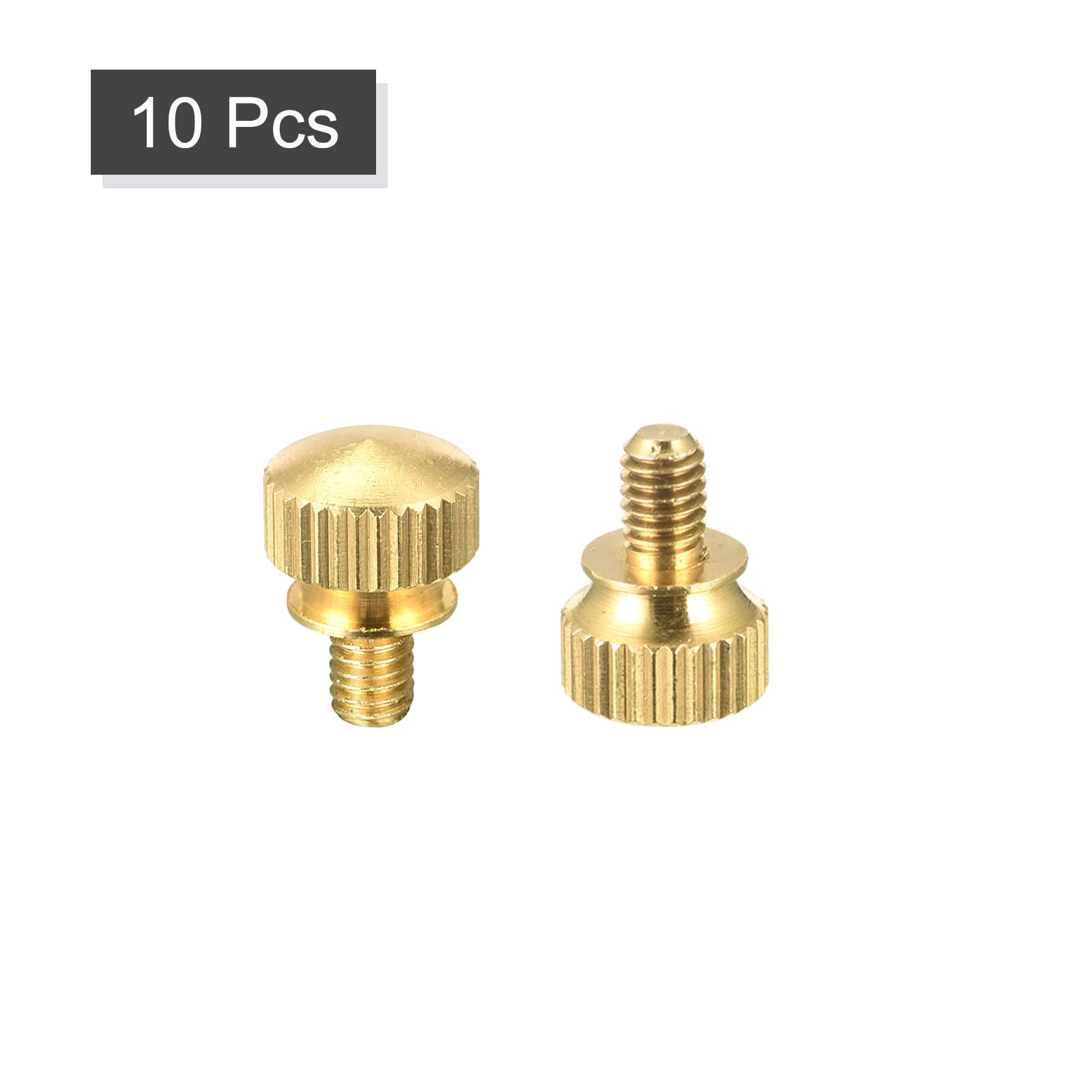 Lot De 5 Molettes Pouce Vis - M6x40mm - Laiton - Boutons Poignée Pour PC/Quincaillerie - Uxcell - NEUF