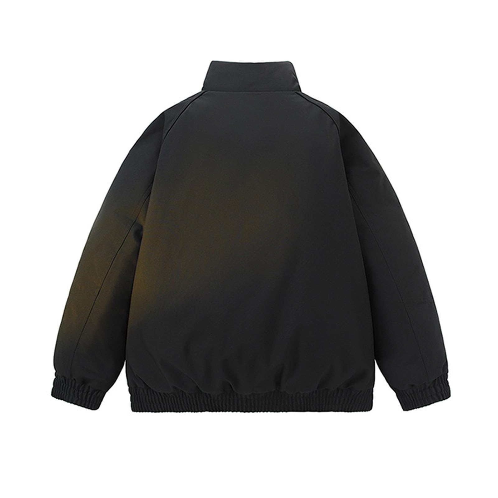Chaqueta para hombre con cremallera y chaqueta deportiva para hombre Slim abrigo de invierno acolchado con cuello alto, cálido y aislante térmico a prueba de viento y cómodo ideal para clima frío