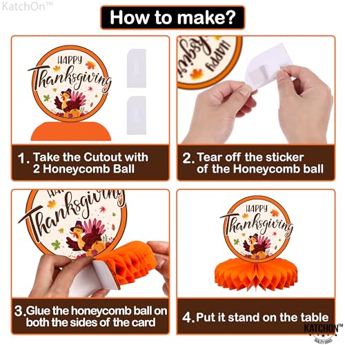 Centres de table de Thanksgiving au design nid d'abeille haut de gamme