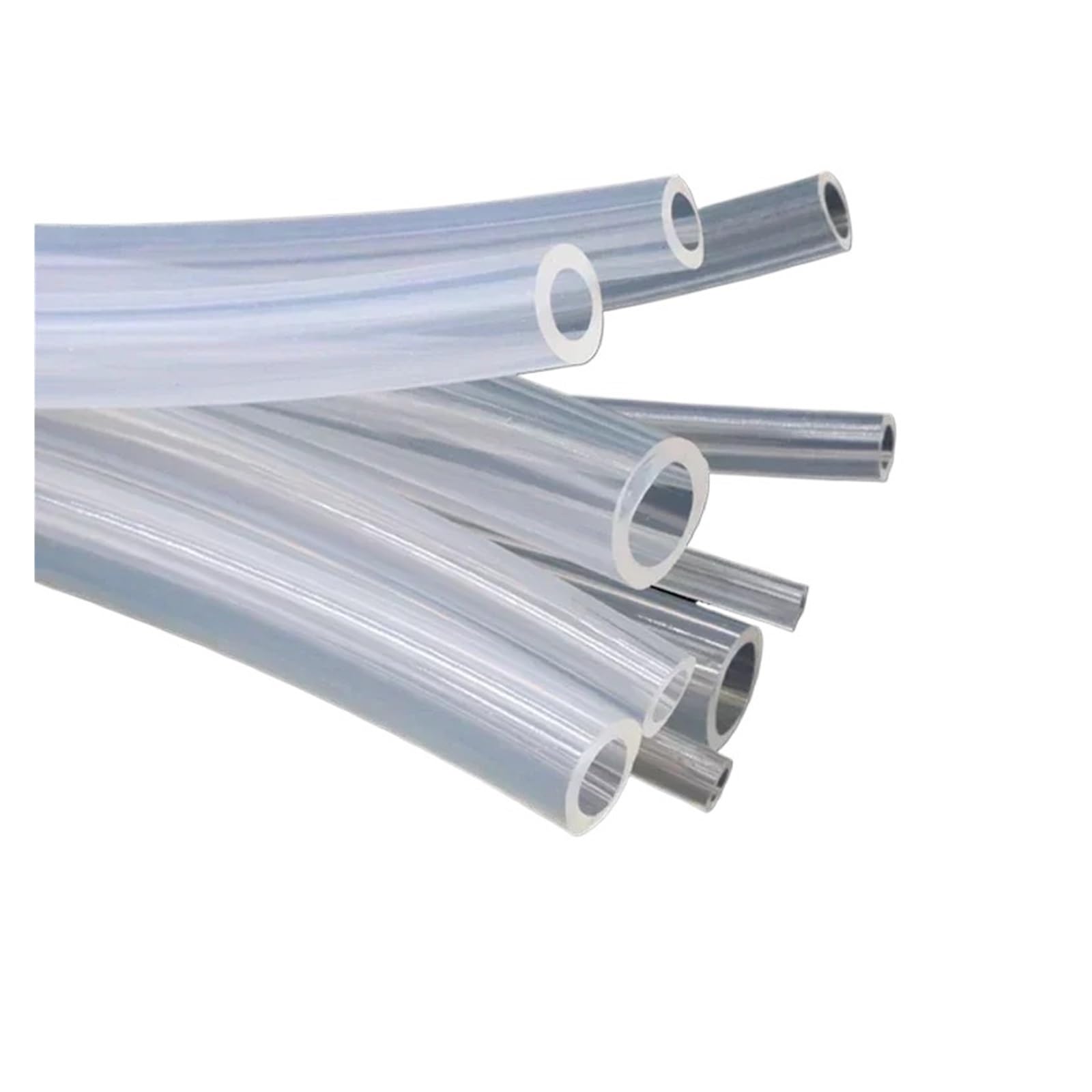 Silicon Tube Transparent Silicone Rubber Hose ID 0.5 1 2 3 4 6 7 8 9 10 mm OD Flexible Tube(ID 5mm x 9mm OD 5M)
