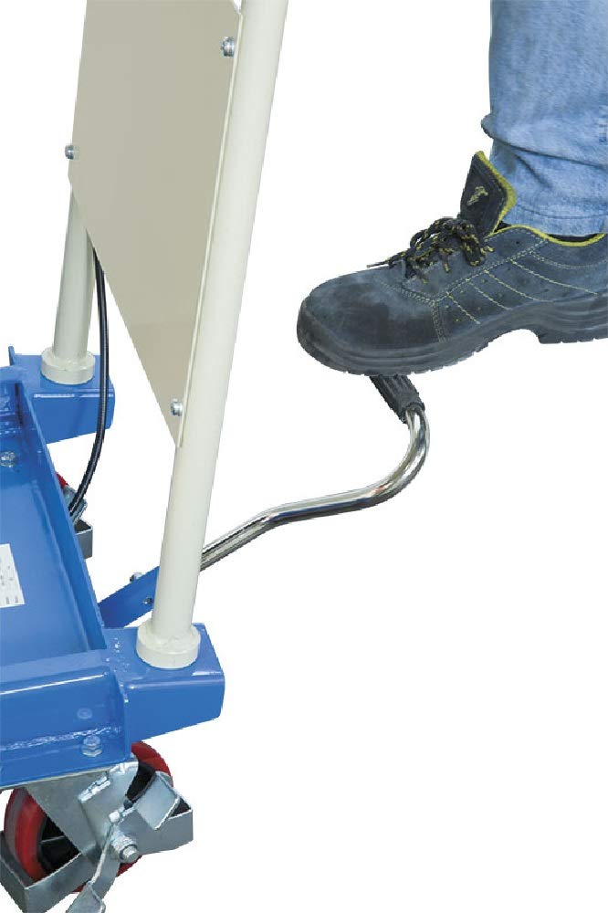 CARRELLO SOLLEVATORE CON PIATTAFORMA A DOPPIO PANTOGRAFO FERVI 0467