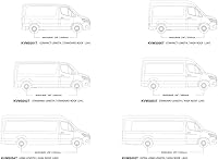 Vista 6 de Front Runner Slimpro - Kit de bastidor para furgoneta compatible con Mercedes Benz Sprinter (L2H1/144 pulgadas MWB/techo estándar) (2007-actual)