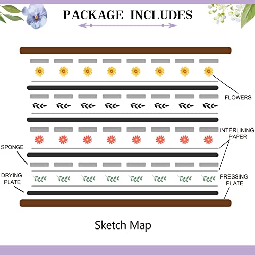 Auihiay F-022P Flower Press Kit With Instructions thumb #3