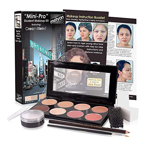 Mehron Mini-Pro Theatrical Kit Fair/Olive Fair Complexion