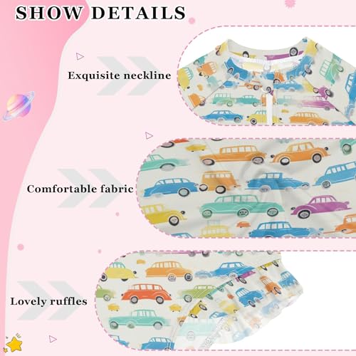 Car Toy Cute Girls Long Sleeve Rashguard Swimsuit UV Protection One-Piece Swimwear Bathing Suit B04027204