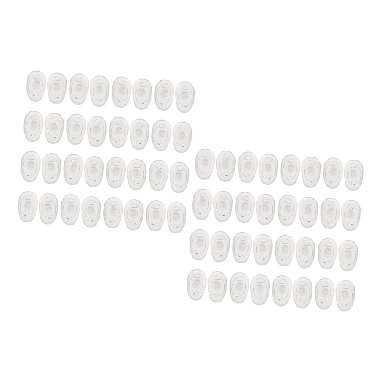 Healeved 500pares Almohadillas Nasales De Silicona Para Gafas Suaves y Antideslizantes Accesorios Para Mejorar La Sujeción y Comodidad Gafas