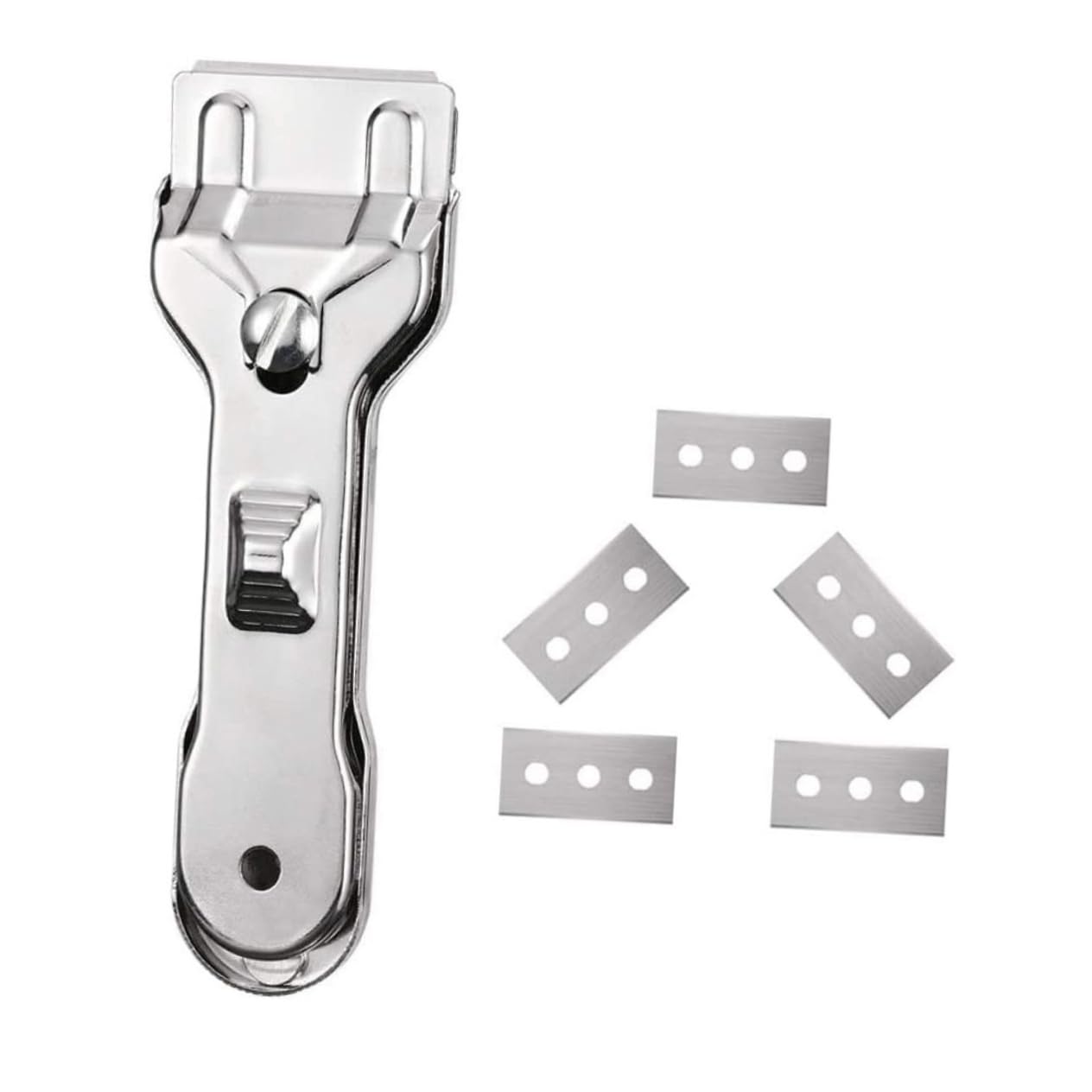 GLEAVI 3 Juegos Rascador de Vidrio y Cerámica con Cuchillas Intercambiables Kit de Limpieza Cocinas de Inducción y Vitrocerámica Sin Rayones de Usar