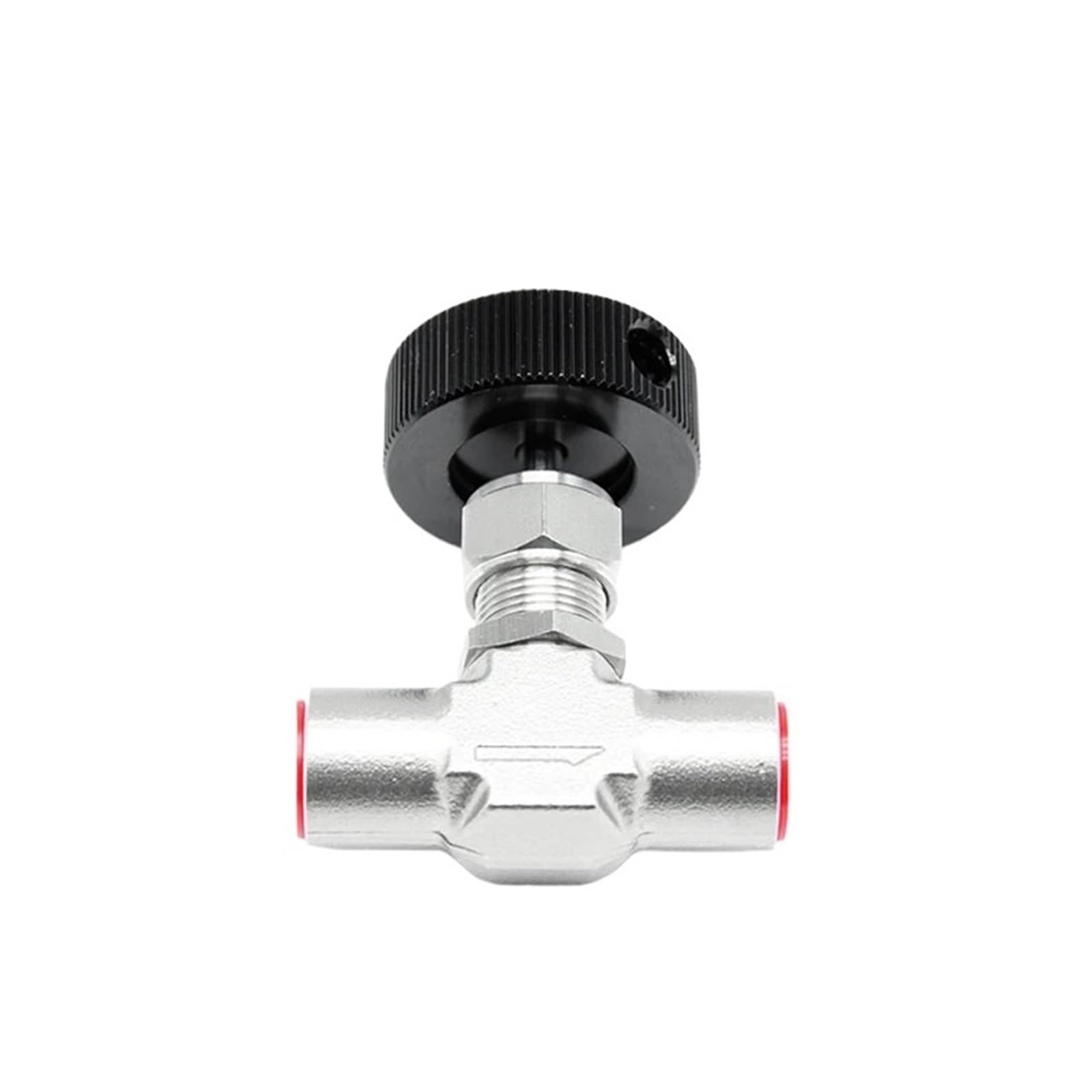 Vanne à aiguille inox 1/4 NPT 3000 PSI pour régulation précise d'air et gaz