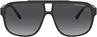 Ax4104s Óculos de sol retangulares masculinos