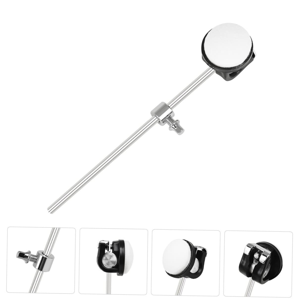 Wakauto Drum Set Accessory Pedal Drum Kick Drum Pedal Hammer for Bass Drum Replacement Part