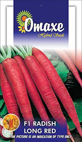 Omaxe Seeds Radish Long Red (Hybrid) Vegetable seeds Kitchen Garden Packet (B07MJLB6GL) Amazon Price History, Amazon Price Tracker