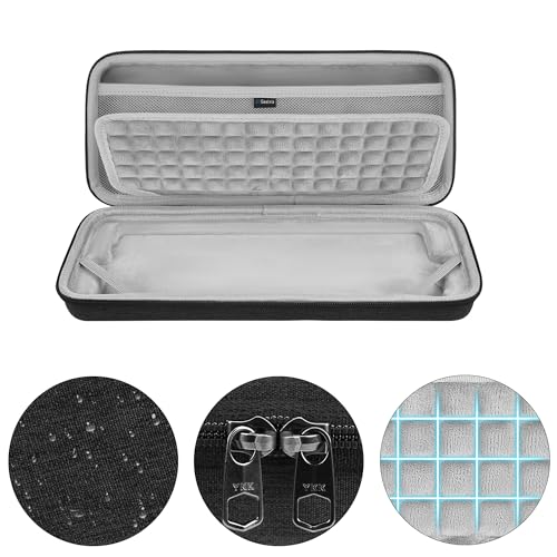 Image of GEEKRIA Hard Shell Travel Case Compatible with Teenage Engineering OP-1 Field /OP-1 / OP-XY Portable Synthesizer, Audio Sampler Carrying Bag (Dark Gray)