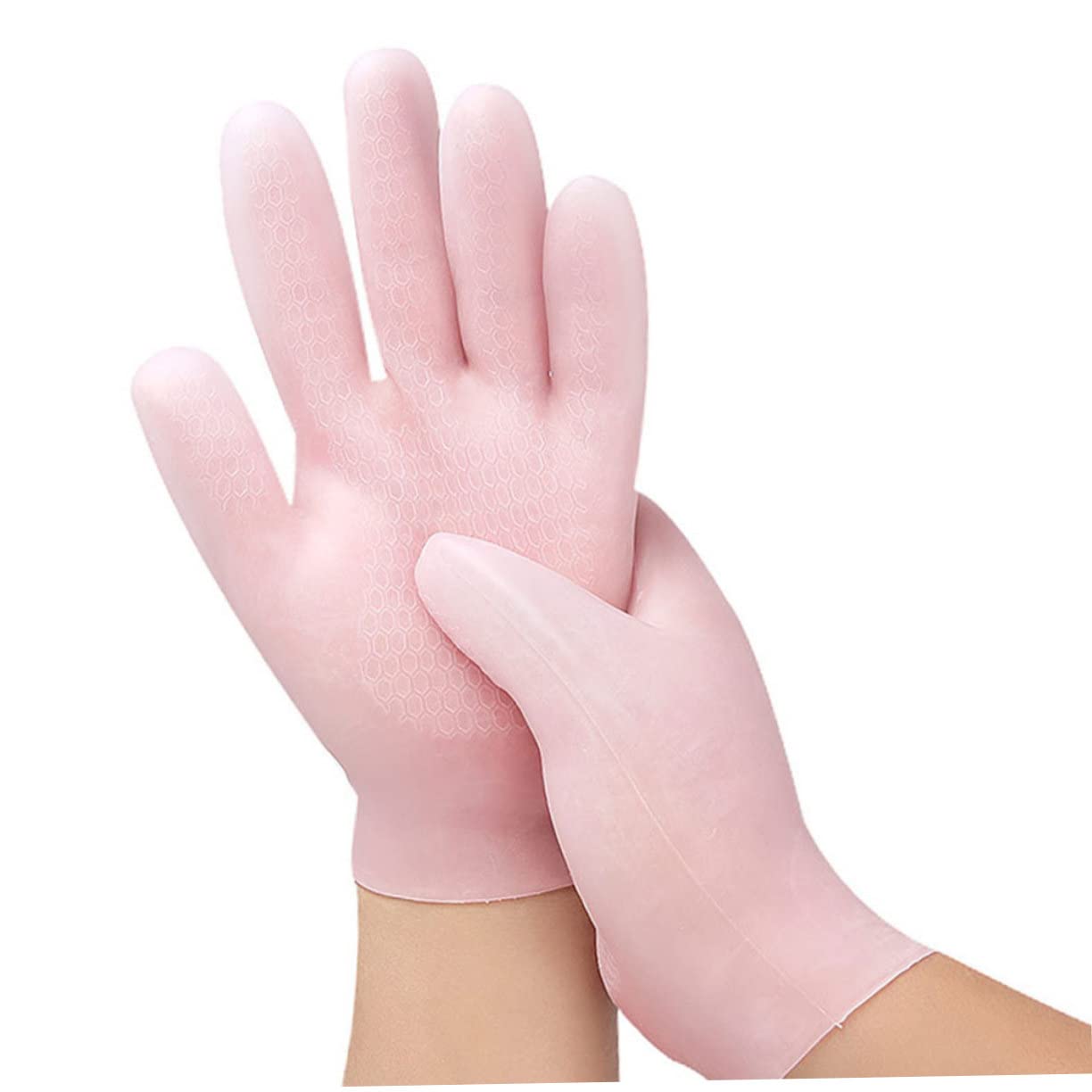 SOESFOUFU Non-Slip Manicure Gloves Moisturizing Hand Care Dry Skin-Friendly Comfortable