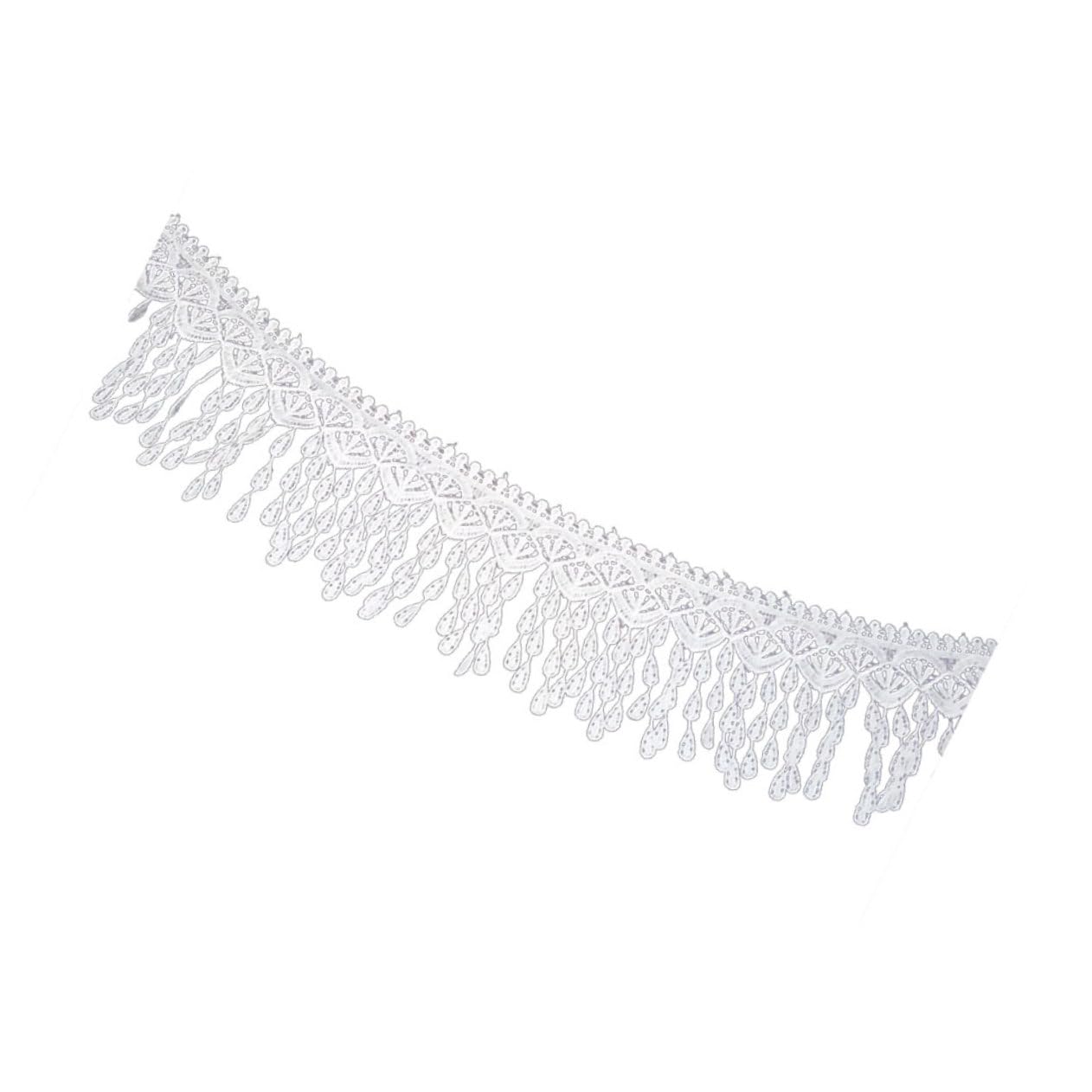 3piezas Ribete De Encaje Con Borlas Yardas Para Accesorios De Costura Ropa Manualidades y Decoración