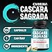 CIVIMUNA Cascara Sagrada Bark Extract Capsules with Cascara Sagrada Bark, Senna Leaf, Psyllium Husk Powder and More -120 Capsules for 4 Months Supply