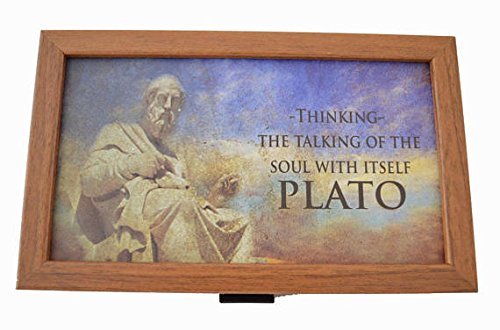 Manopoulos Platone Traveler Backgammon Mini Set - Fatto a mano in Grecia