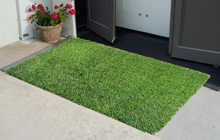 Artificial Grass mat/Waterproof Mat/Grass Mat for Room/Door/Balcony/Hotel/Lawn/Shop Grass Carpets (4ft x20mm)-image-24