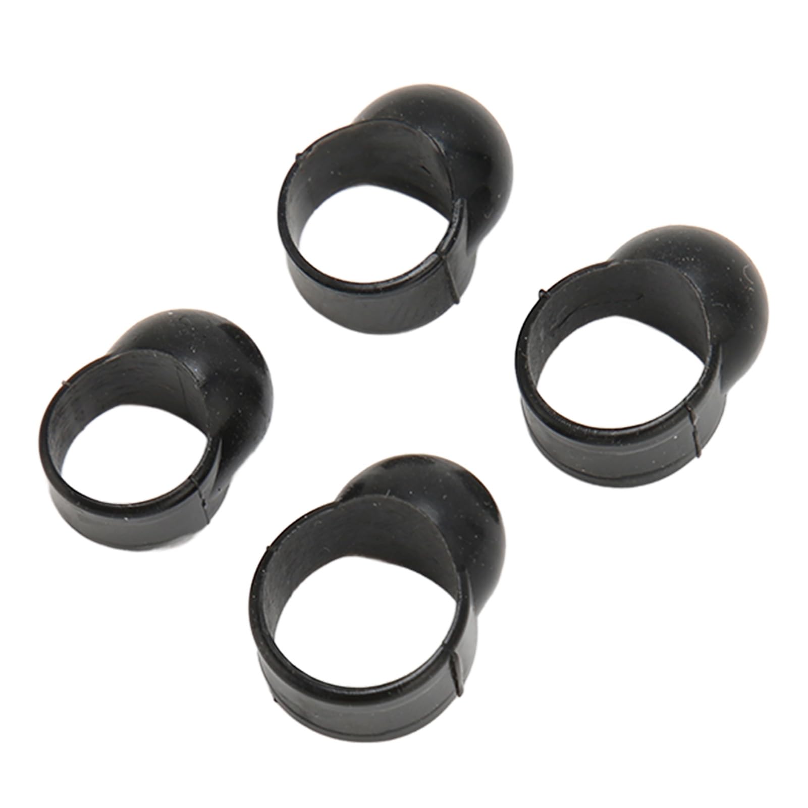 4Pcs Tongue Drum Finger Picks Assorted Sizes Handpan Finger Protector Knocking Finger Sleeves for Percussion Instruments Plastic for Pure Sound and Fit