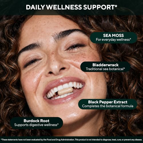 VitaUp Wildcrafted Irish Sea Moss Capsules