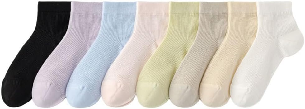 JSEIAJB Women S Socks Thin Hollow Hollow Tube Boneless Short Socks