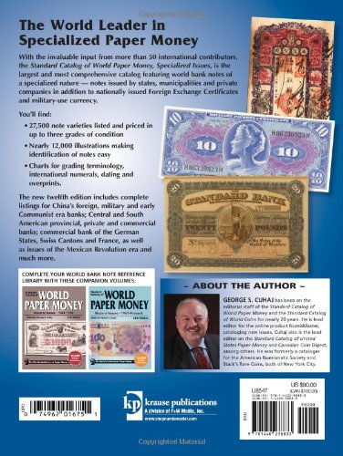 Standard Catalog of World Paper Money: Specialized...