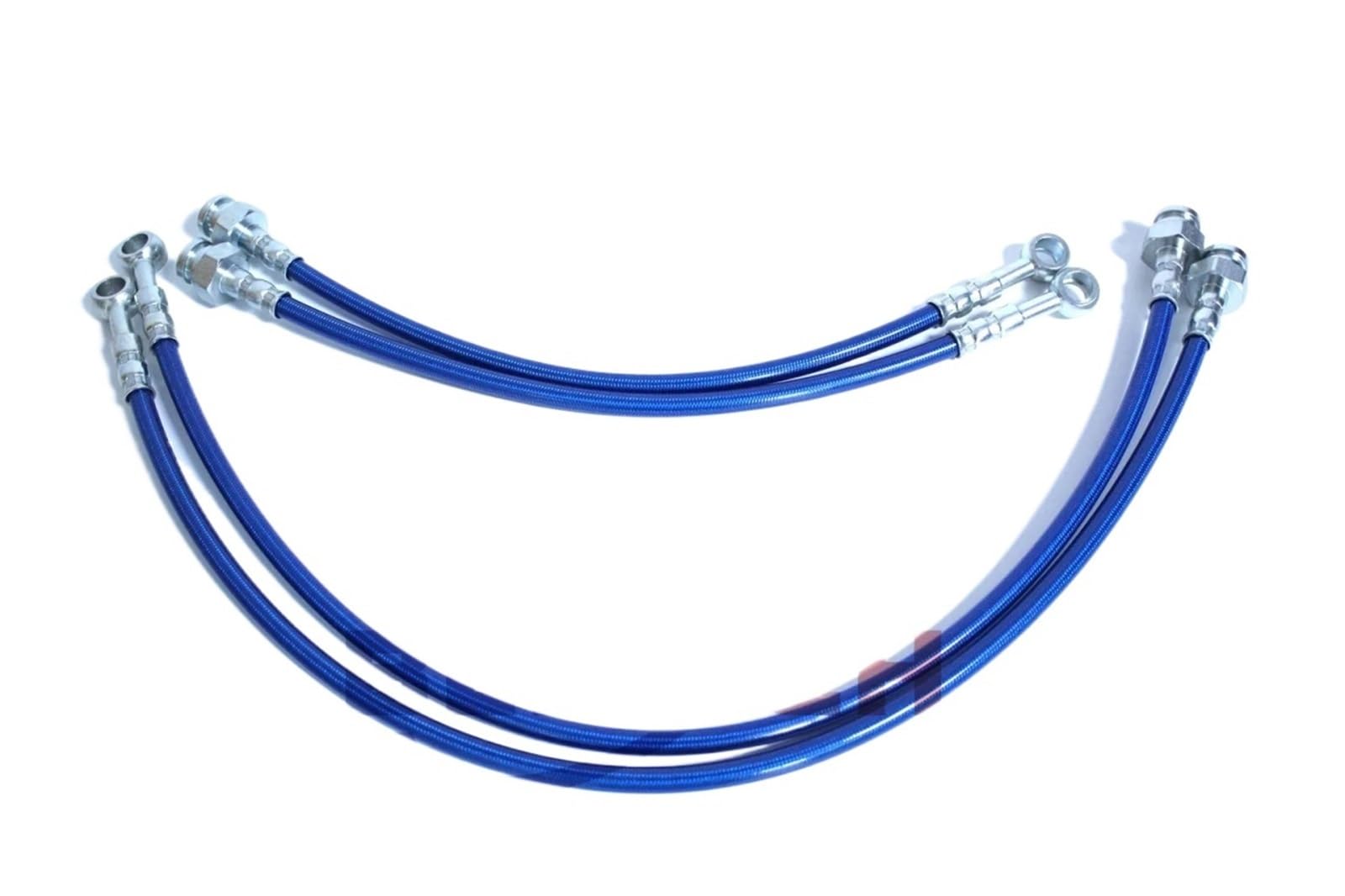 rura hamulcowa Przewody hamulcowe w oplocie ze stali nierdzewnej pasujące do Nissana 240SX S13 1989-1994 1990 192 94 95 96(Blue)