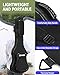Donner 47 Inch Electric Bass Guitar Case, 0.4 Inch Thick Padding Sponge 600D Ripstop Waterproof Nylon Soft Electric Bass Guitar Gig Bag with 3 Pockets and Back Hanger Loop, Black