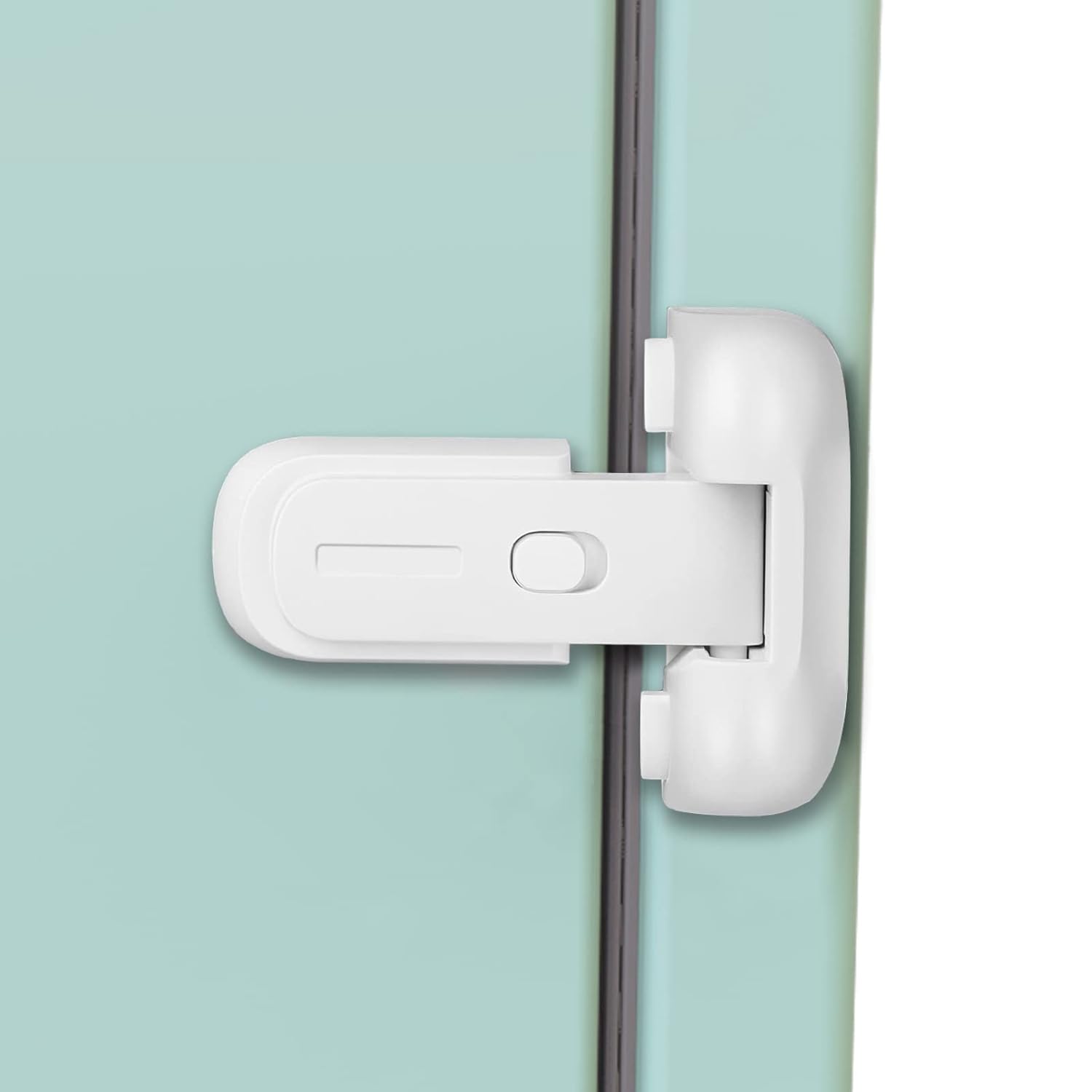 Qinzcp 1 Pack Updated Baby Safety Proof Fridge Latch Lock