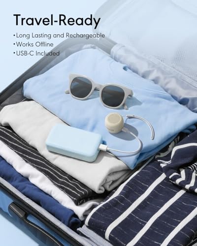 FLOWTUNE Sound Machine Flowtune White Noise Machine for Baby Adults, Mini Portable Sound Machine for Travel, 6H Timer, 18 Soothing Sleep Sounds Gift (Putty) - Image 5