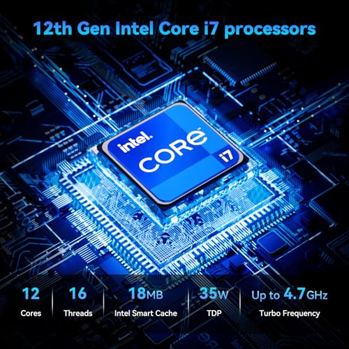 Image of ASUS NUC 12 Pro, for Intel NUC 12 Pro Business Mini Desktop Computer, Intel Core i7-1260P(12C /16T, Up to 4.7GHz) Mini PC, 32GB DDR4 RAM 1TB PCIe 4.0 NVMe SSD, 8K /HDR /WiFi 6E /BT5.3 /Windows 11 Pro
