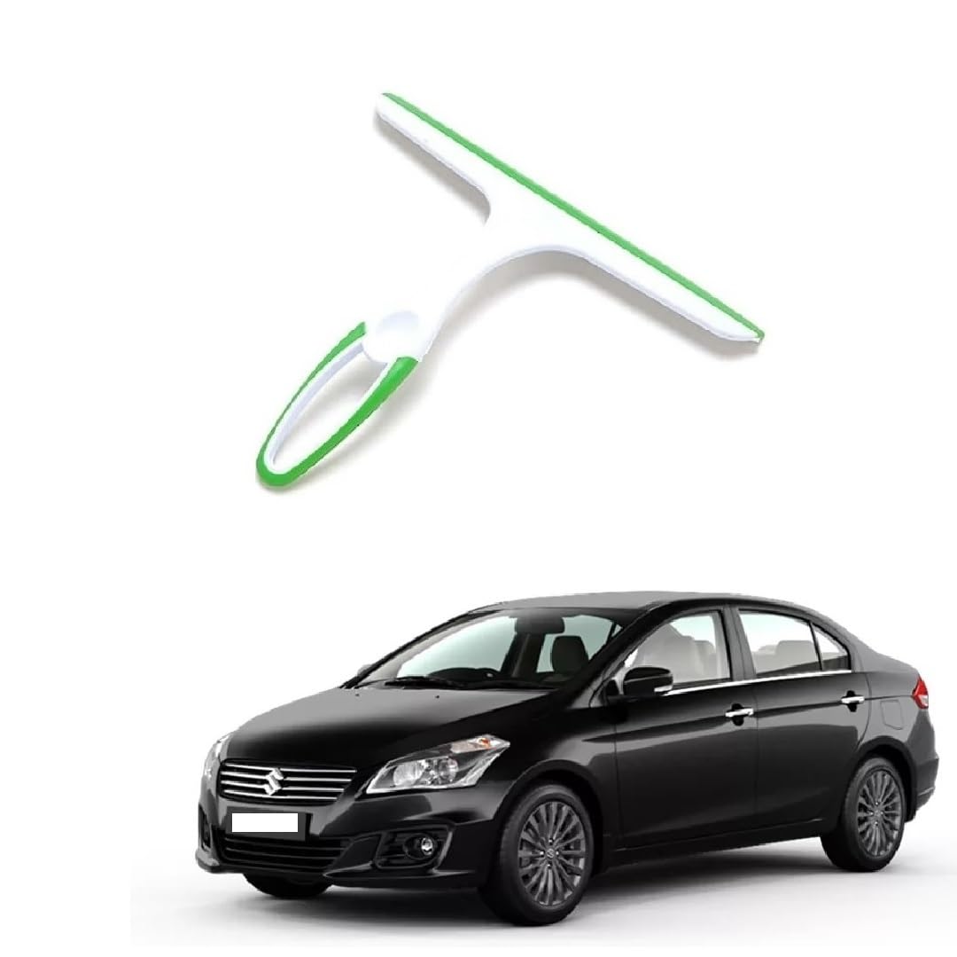Multipurpose Car Window Glass Cleaning Wiper (Random Color) Set of 1pcs Compatible for Maruti Suzuki Nexa Ciaz Type-1