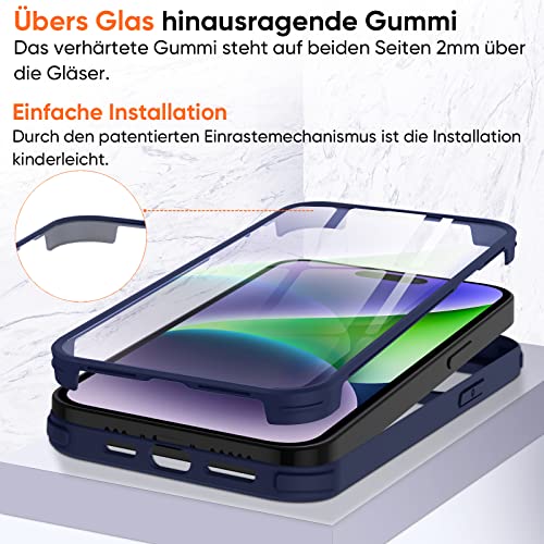 Coque iPhone 15 Pro Max de protection complète en verre premium
