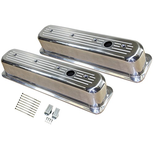 Mota Performance A71022 Aluminum Valve Covers Center Bolt Tall Design 3-11/16"H