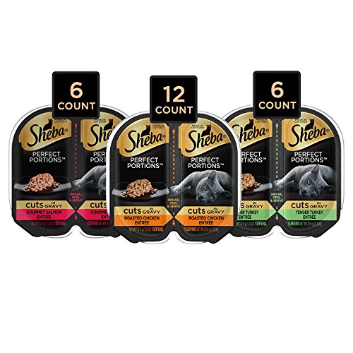 SHEBA-PERFECT-PORTIONS-Cuts-in-Gravy-Adult-Wet-Cat-Food-Trays-24-Count-48-Servings-Roasted-Chicken-Gourmet-Salmon-and-Tender-Turkey-Entre-Easy-Peel-Twin-Pack-Trays