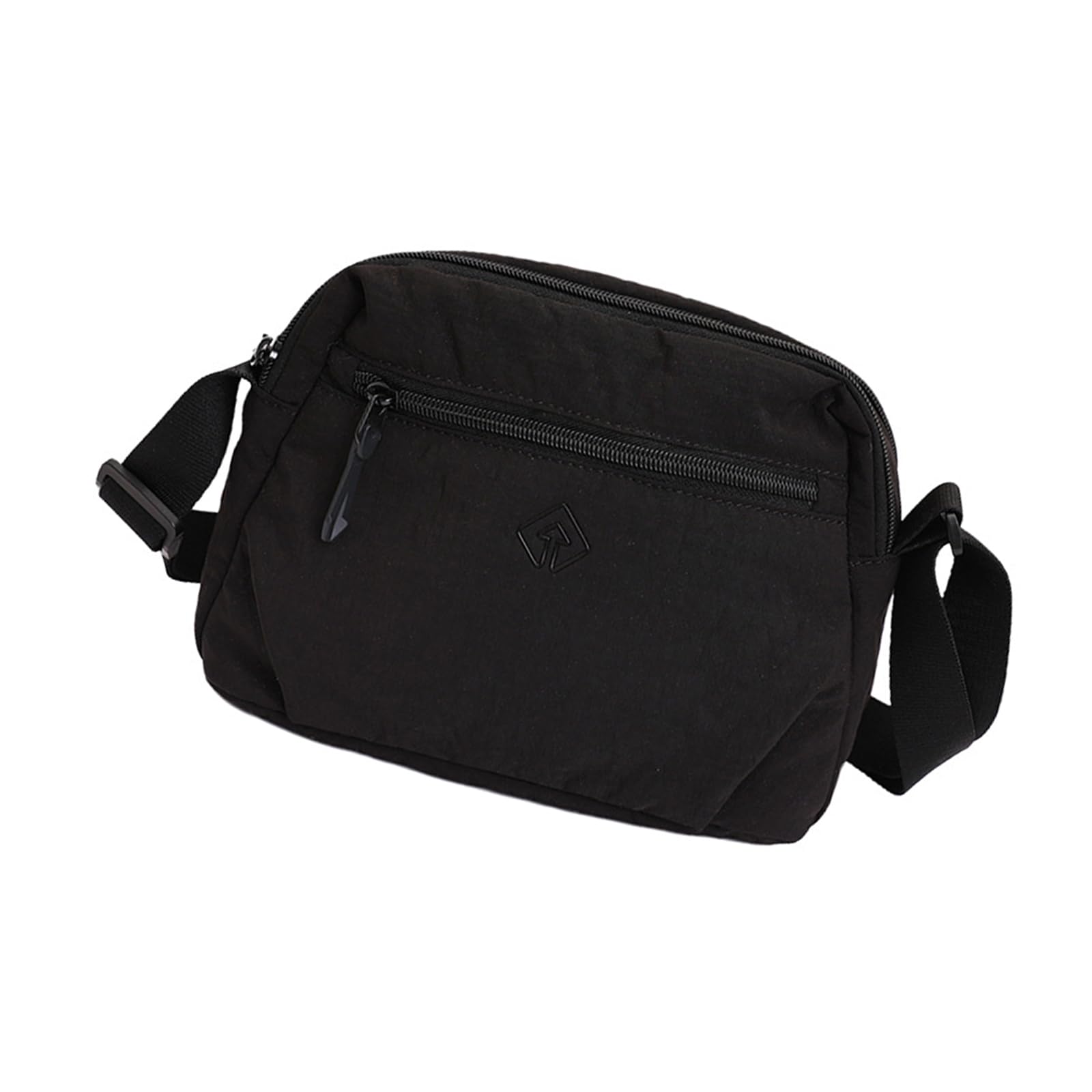 BWANGIAO Nylon Crossbody Bag for Women and Men Casual Shoulder Bag with Large Capacity Multi Layer Satchel for Travel and Work