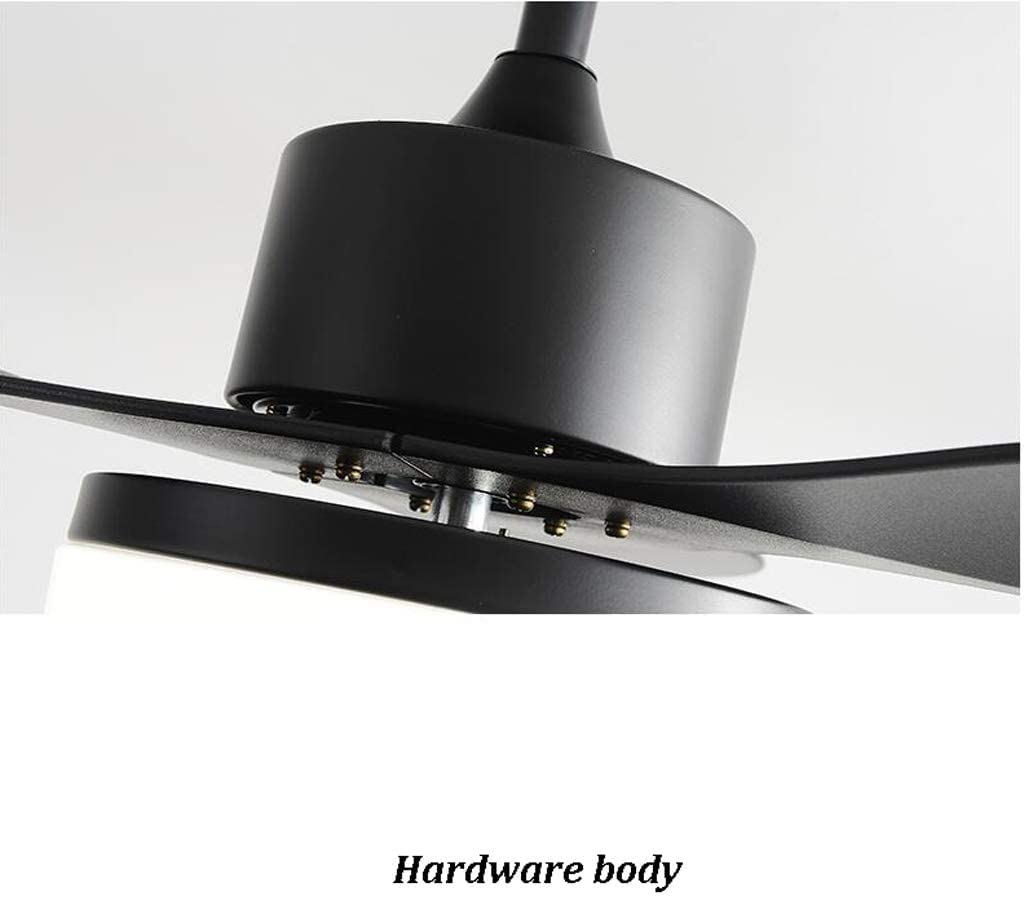 Wentylator Sufitowy z Lampą Nordyckie Kreatywne Wentylatory Sufitowe 3 Ostrza Wentylator Z Abs Lampy Ze Światłami Salon Domu Ściemnianie LED Światła Salon