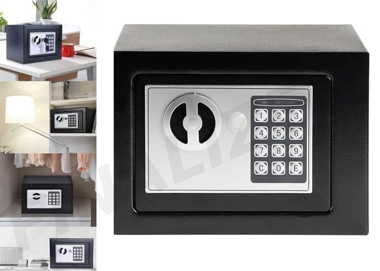 FINALIZE Digital Electronic Safe, Safe Locker/Number & Key Lock/Unlock, Jewellery Money Valuables,Safe Box Electronic Safe Lockers For Home And Office (B0D7MY573H) Amazon Price History, Amazon Price Tracker