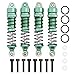 C32206GREEN Alloy Machined Shocks (4) Set for Traxxas Latrax Teton 1/18 Truck