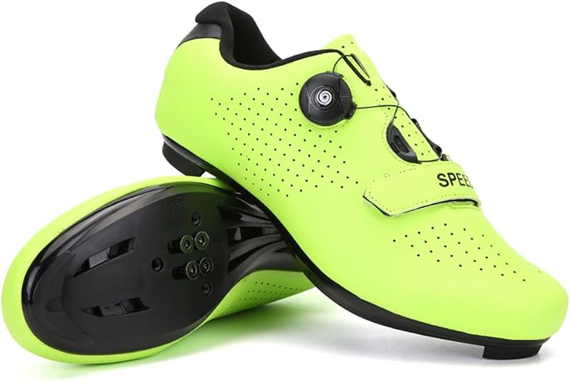 Chaussures VTT Treer Unisexe - Semelle Rigide Antidérapante, Respirante, Tailles 36-47 - Pour VTT, Route, Spinning, Randonnée - 4