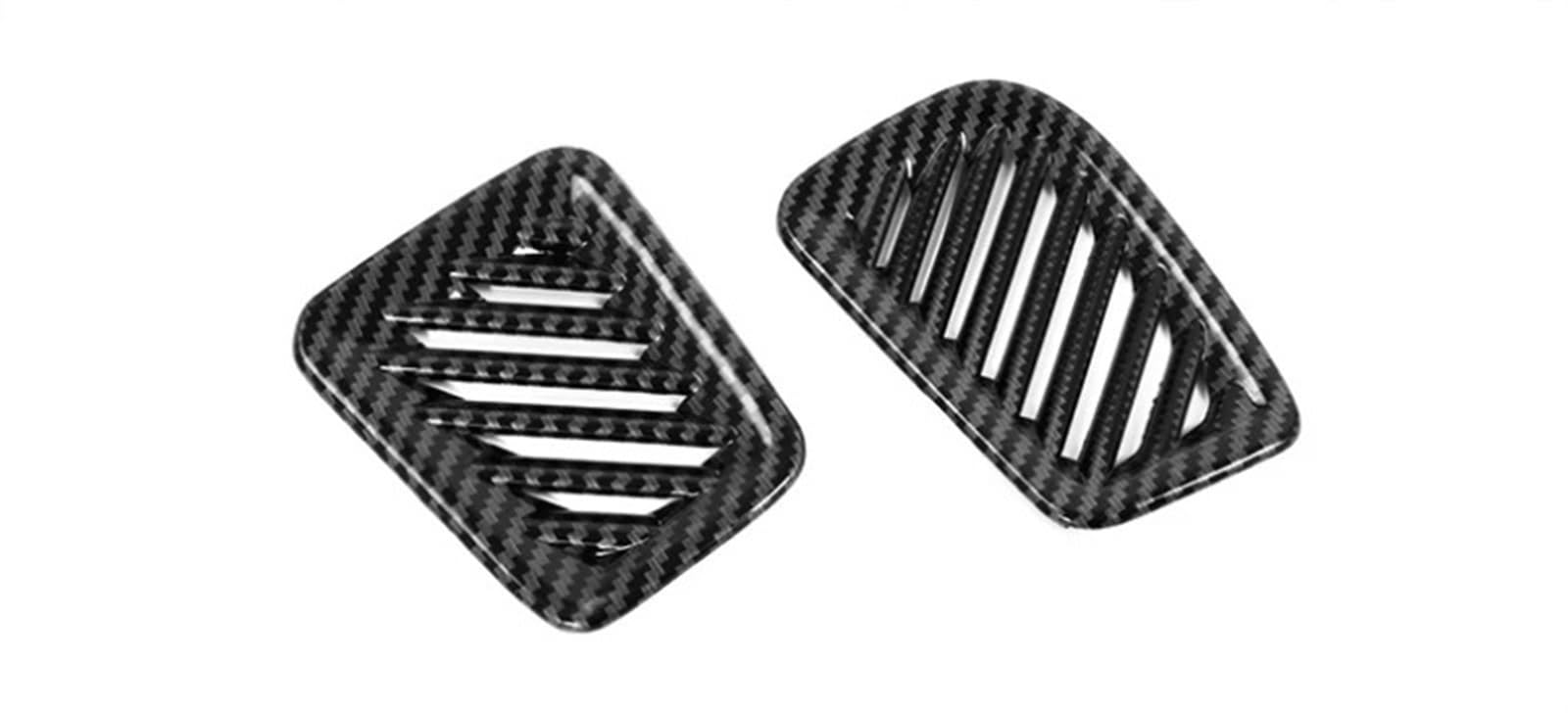 Car Trim Interior for Toyota for Highlander for Kluger XU70 2021 2022 Car Carbon Fiber Color Interior Decoration Cover Stickers ABS(Side Air Outlet)