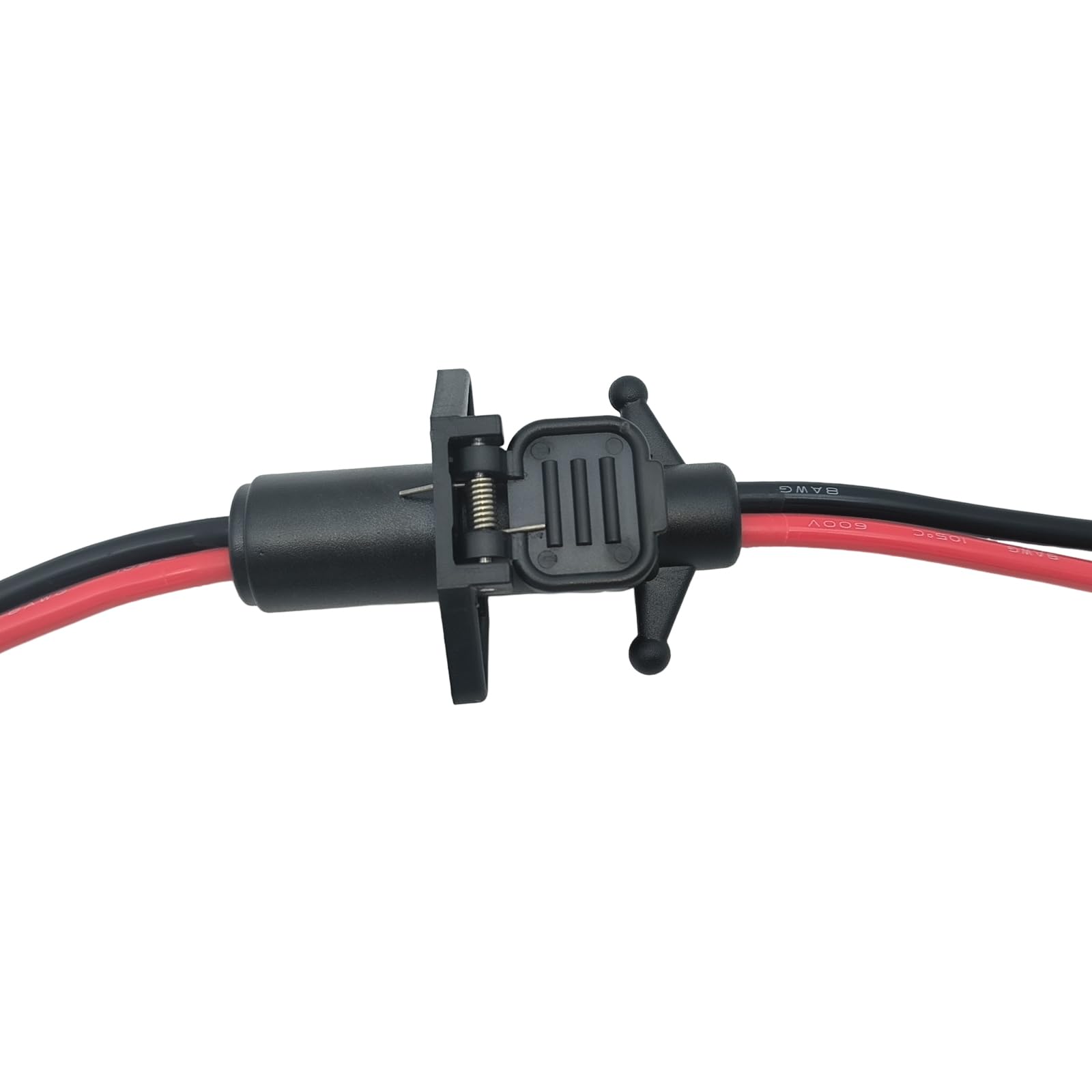 Stecker für Trolling-Motor,12V,8 Gauge,2-adrig,Stecker und Buchse für Trolling-Motor,wasserdichter Stecker und Buchse für Trolling-Motor,kompatibel mit Minn Kota Marine Boat