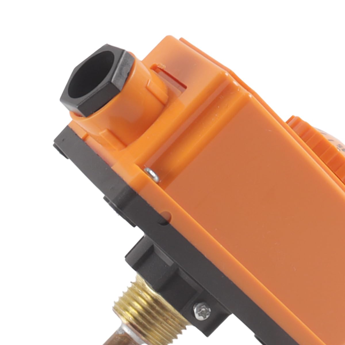 Eintauchthermostat, G1/2 Außengewinde Warmwasserrohrthermostat Temperaturregler 0-90 °C Hochtemperaturstart, zur Überwachung der Heizung