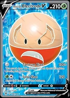 Pokemon - Hisuian Electrode V - 172/196 Lost Origin Full Art Card