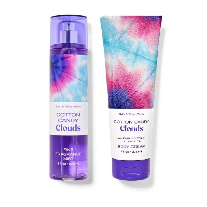 Buy Bath & Body Works COTTON CANDY CLOUDS Duo Gift Set Fine Fragrance