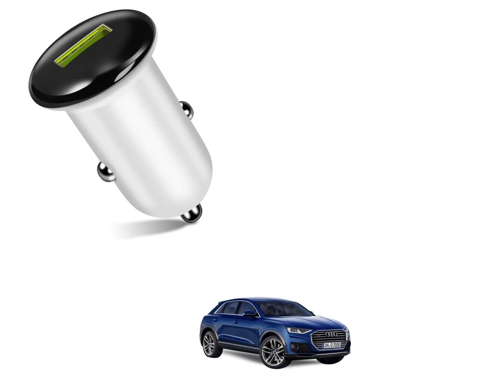 AUTO Addict CAR Charger Fast (Quick,1 Port) Single USB Charger for Audii Q3