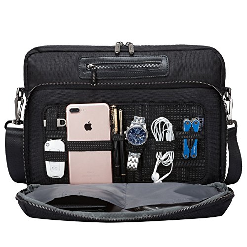 Cocoon MMS2505BK Buena Vista 13" Laptop Messenger Sling with Built-in Grid-IT! Accessory Organizer (Black)4