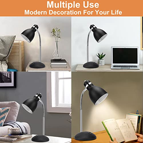 Linnmon Table Lamp, Small Desk Lamp With Flexible Gooseneck, Adjustable Study Lamp With On/Off Switch, Nightstand Lamp For Dorm Room, Bedroom, Classroom, College #TOP5