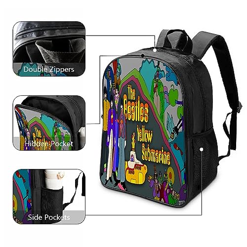 CSTAL The Beatles Sac à Dos Enfants Scolaire Cartable Léger Unisexe Boucle De Réglage Garçon Et Fille Ados Rock Band Backpack Voyage Bag 16inch - Les Beatles, Paul McCartney, John Lennon, RIngo Starr, George Harrison CSTAL The Beatles Sac à Dos Enfants Scolaire Cartable Léger Unisexe Boucle De Réglage Garçon Et Fille Ados Rock Band Backpack Voyage Bag 16inch – Image 4