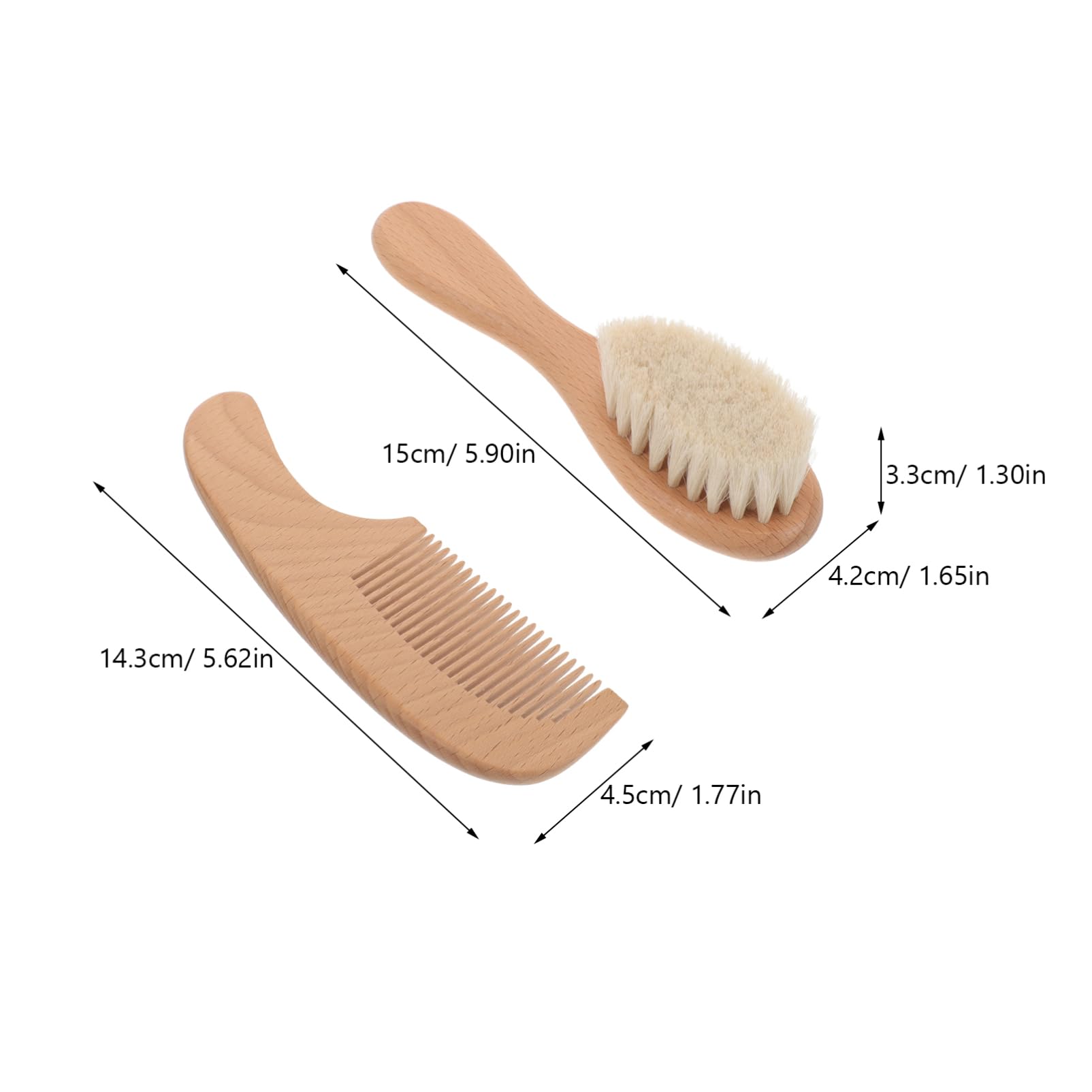 GLSTOY Baby Wash Kit Newborn Hairbrush Baby Hair Brush Scalp Brush Soft Bristle Lightweight Birthdays